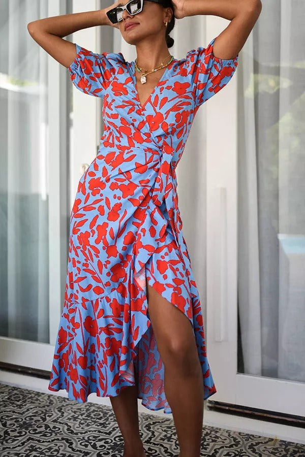 Gramercy Garden Wrap Midi Dress