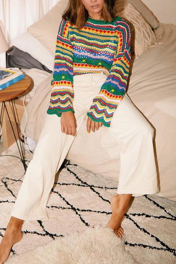 Loose Striped Sweater