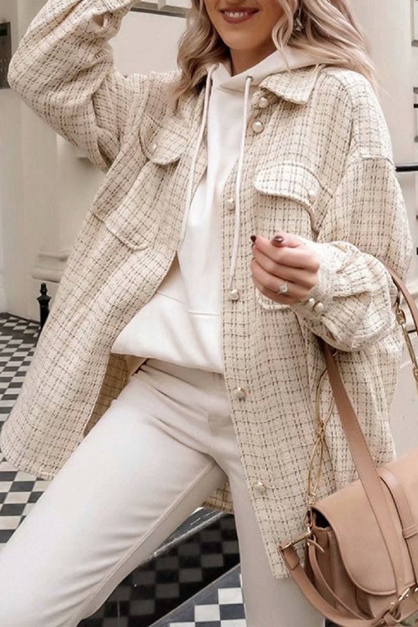 OVERSIZED PLAID JACKET