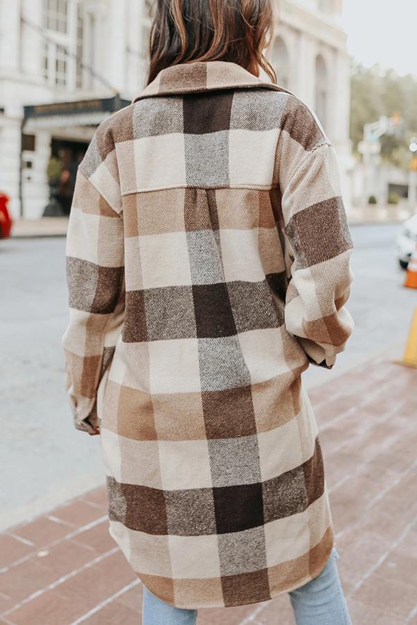 Plaid Shacket Jacket