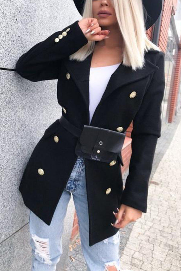 Long Sleeves Solid Jackets