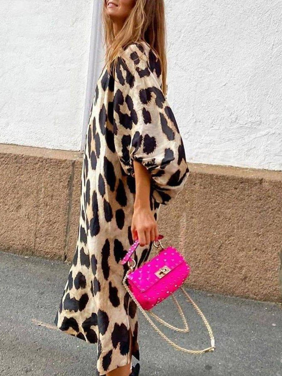 Wild Woman Leopard Print Dress