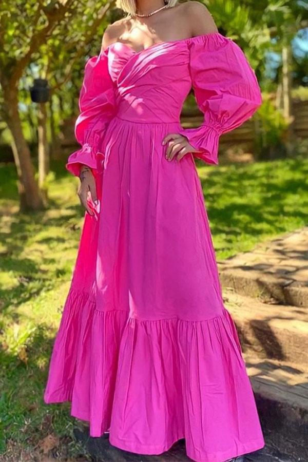 Fashion Long Waist Loose Dress