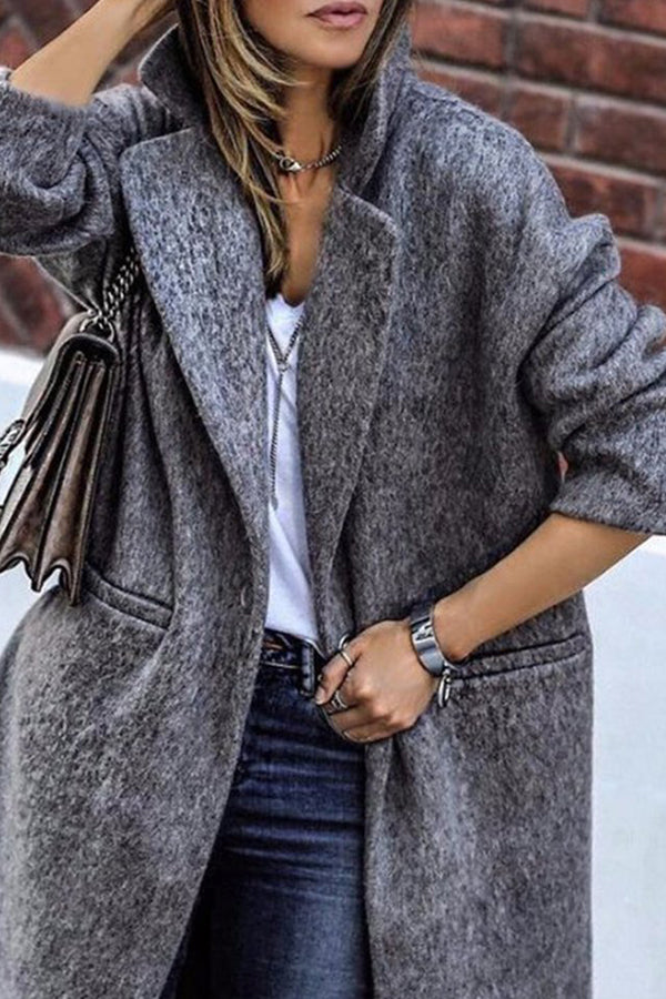 Simple Tweed Coat