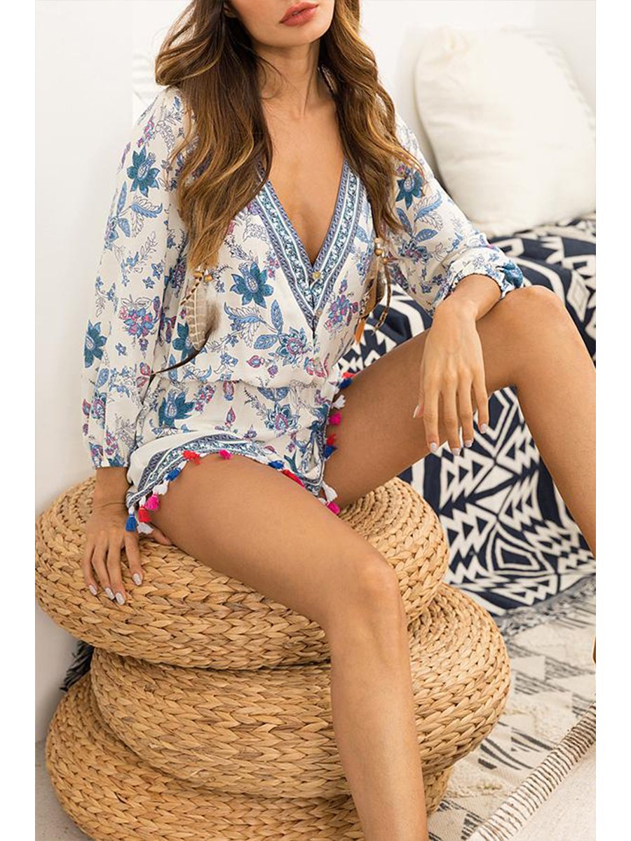 Casual Tassels Jumpsuit