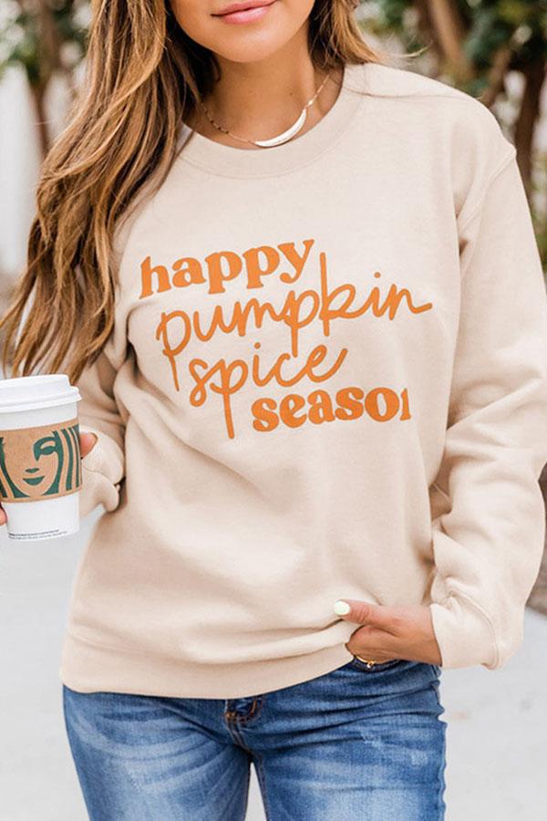Pumpkin Spice Relax Pullover Sweatshirt
