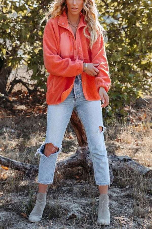 CABIN POCKETED FLEECE JACKET