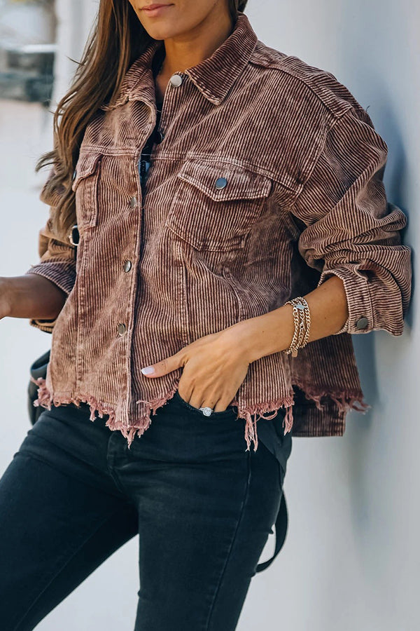 Retro Washed Corduroy Jacket