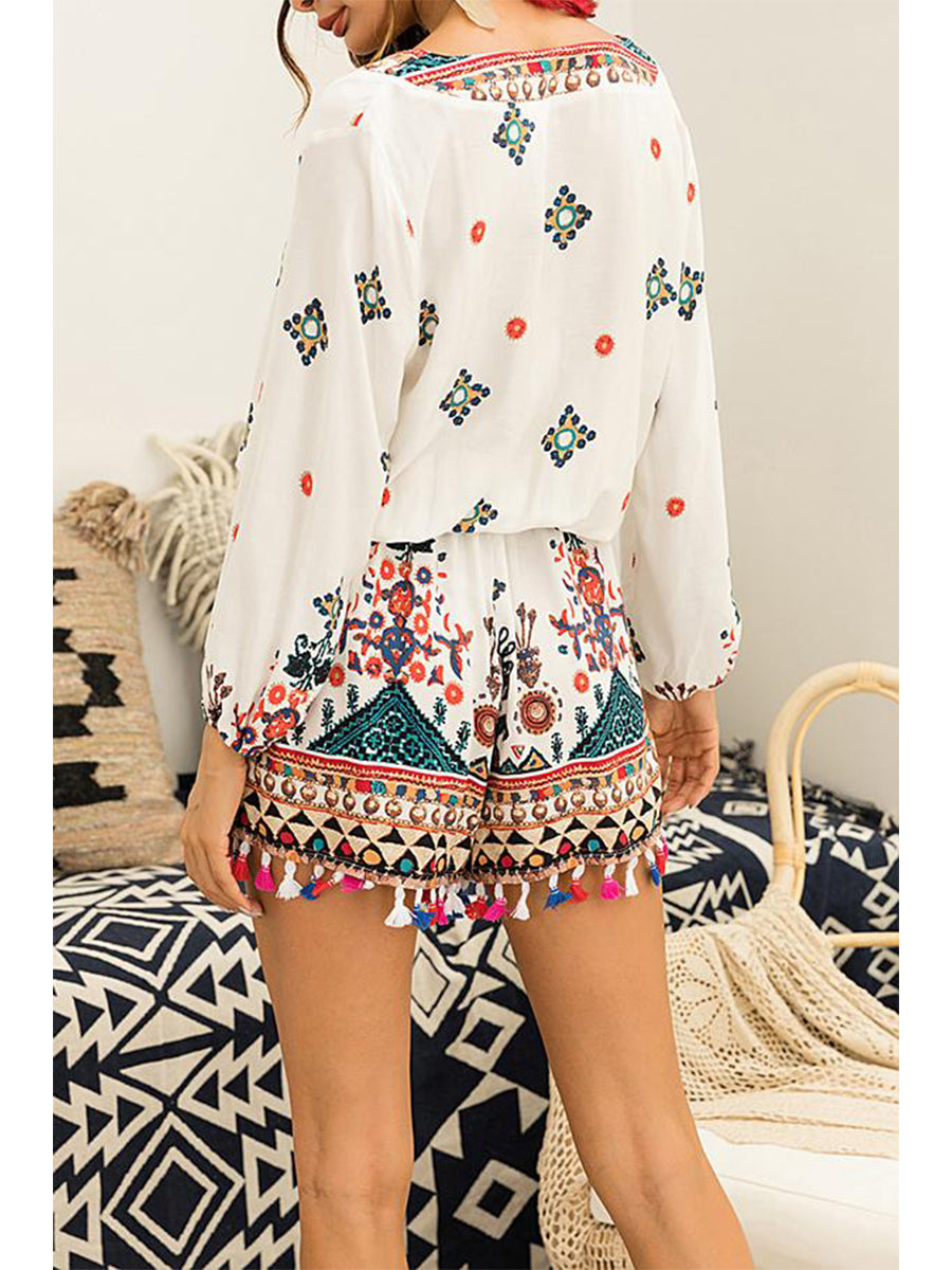 Casual Tassels Jumpsuit