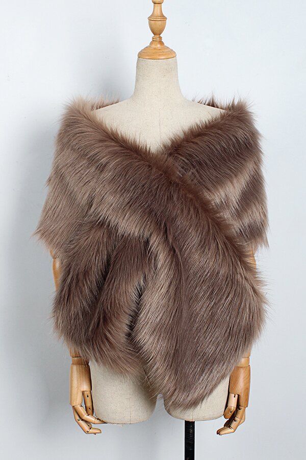 Eco-friendly Fur Soft Shawl