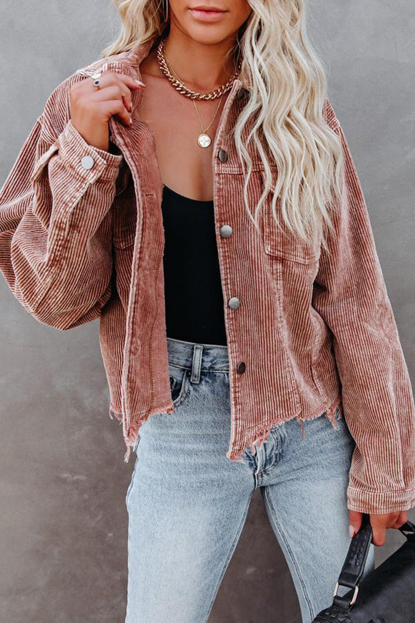 Retro Washed Corduroy Jacket