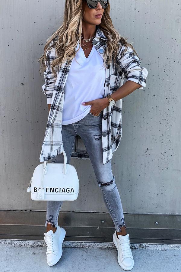 Contentment Plaid Shacket