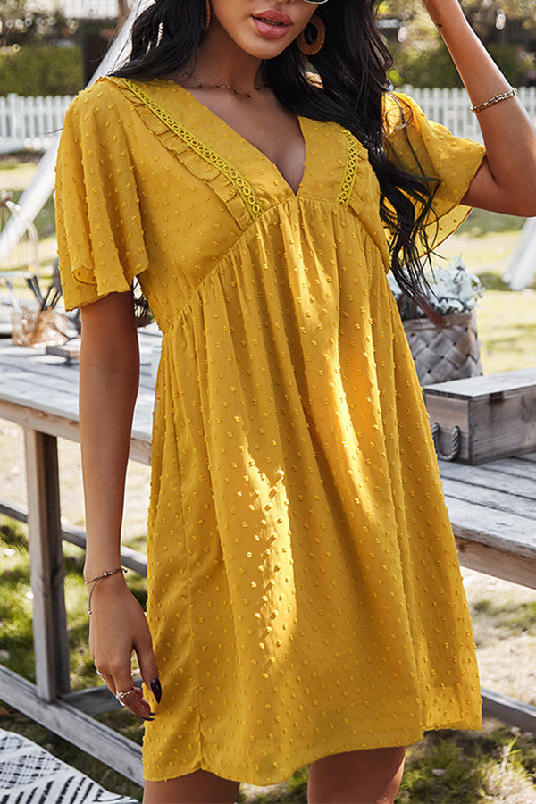 Bohemian Resort V-neck Sexy Skirt