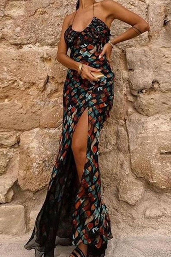 Penney Halter Maxi Dress