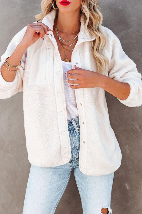 CABIN POCKETED FLEECE JACKET