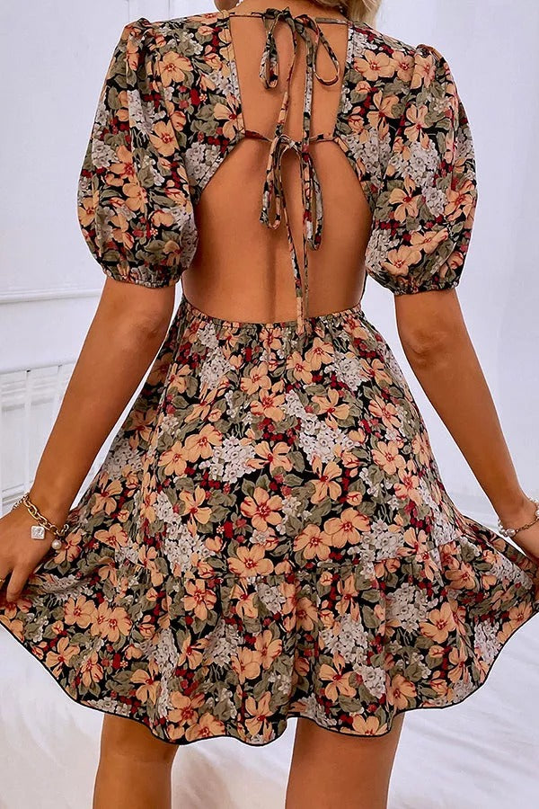 The Perfect Timing Floral Mini Dress
