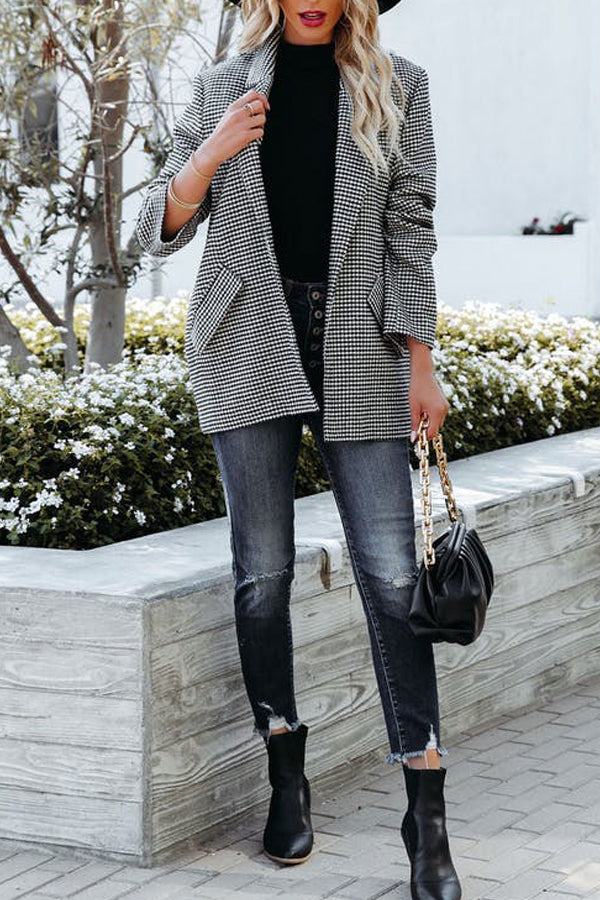 Classic Chiffon suit coat
