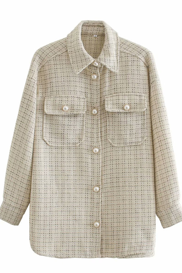 OVERSIZED PLAID JACKET