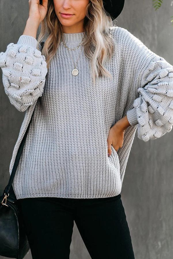 Balloon Sleeve Sweater