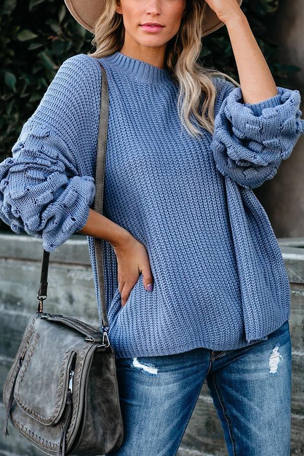 Balloon Sleeve Sweater