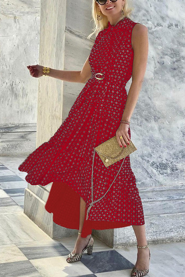 Bodega Bay Sleeveless Shirt Midi Dress