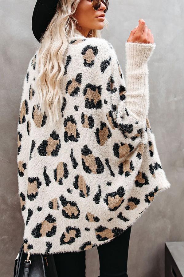 Leopard Relaxed Cardigan