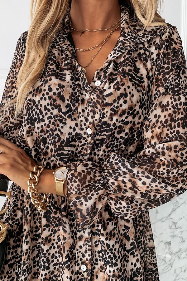Leopard Mini Dress