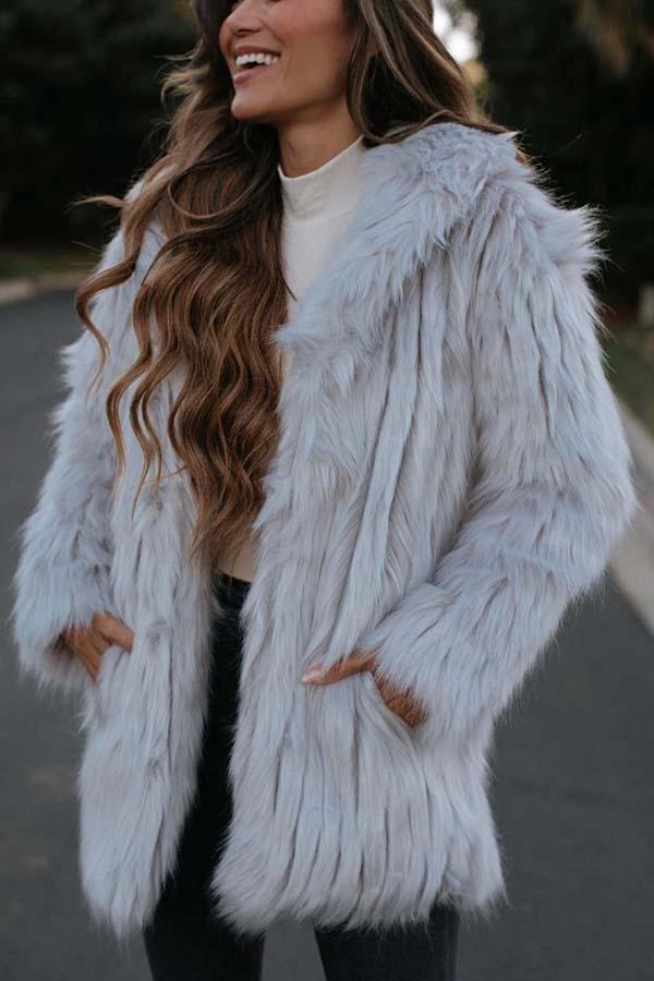 Faux Fur Coat