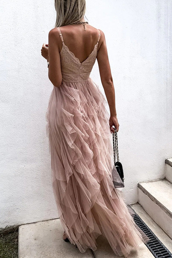 Sexy Lace Long Party Dress
