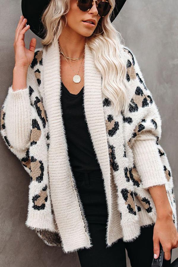 Leopard Relaxed Cardigan