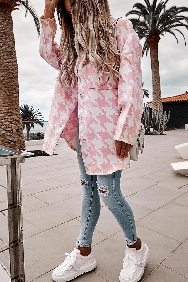 Printed Oversized Shacket