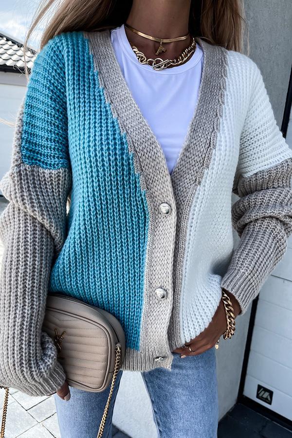 Warm Weather Colorblock Cardigan