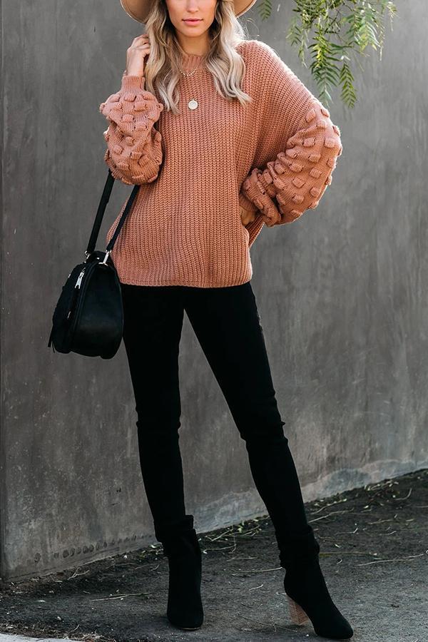 Balloon Sleeve Sweater