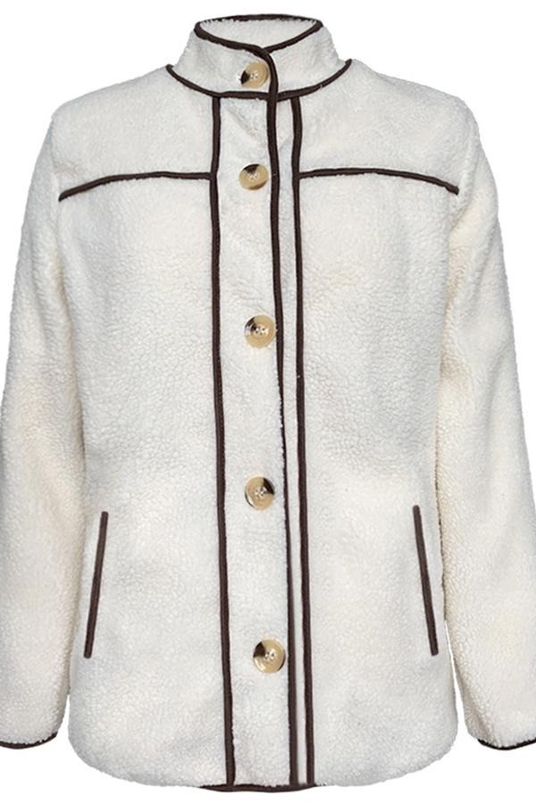 Paneled Long Sleeve Coat