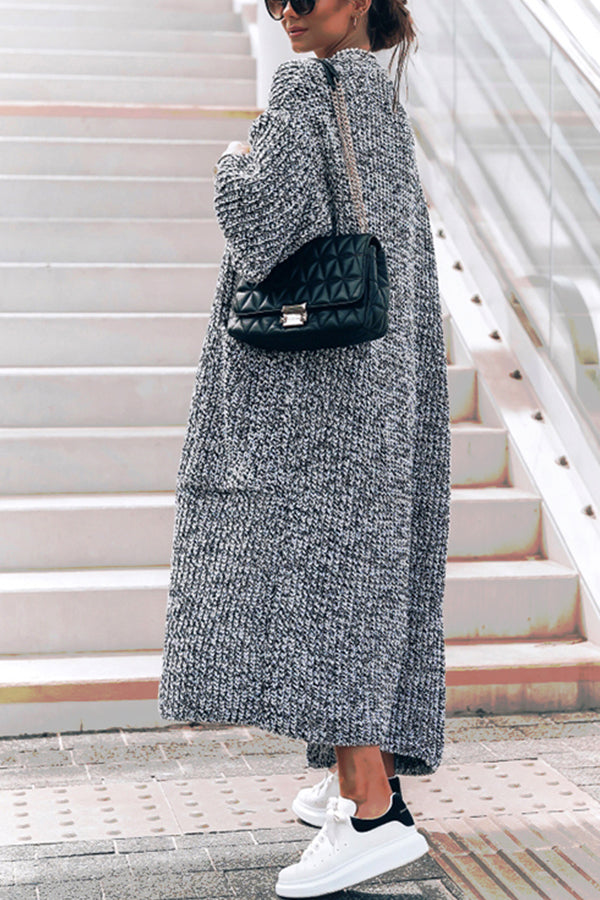 Loose Casual Plus Size Pocket Sweater Cardigan