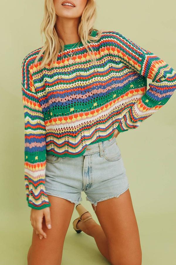 Loose Striped Sweater