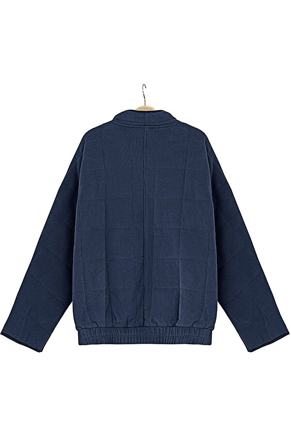 Solid Color Zipper Jacket