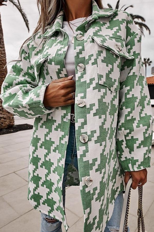 Printed Oversized Shacket