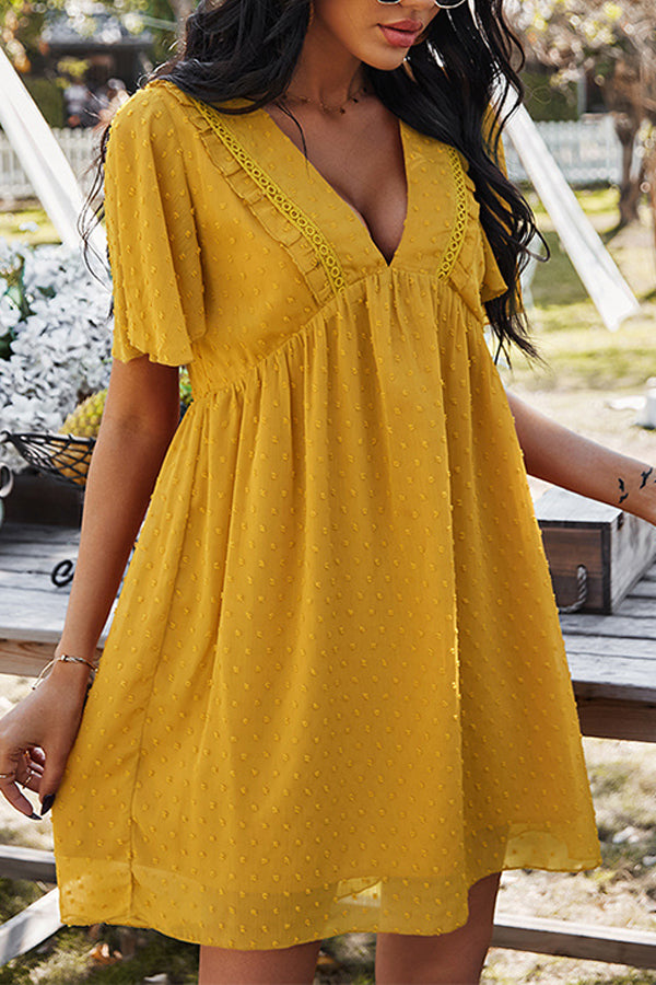 Bohemian Resort V-neck Sexy Skirt