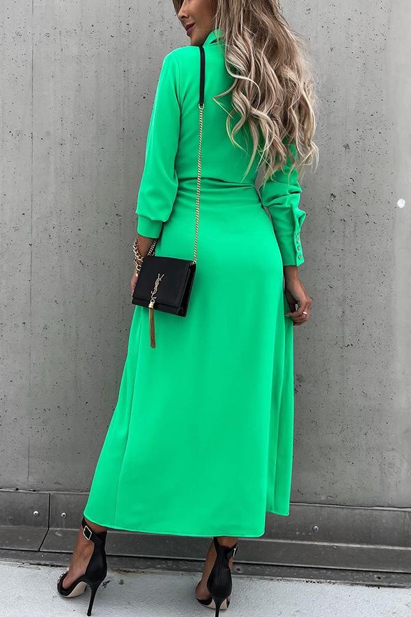 Button Down Shirt Midi Dress