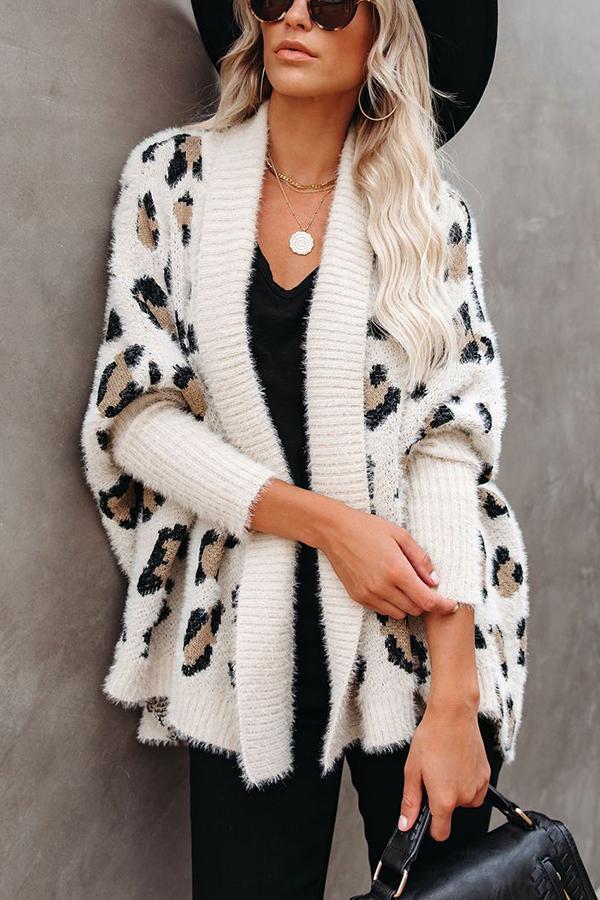 Leopard Relaxed Cardigan