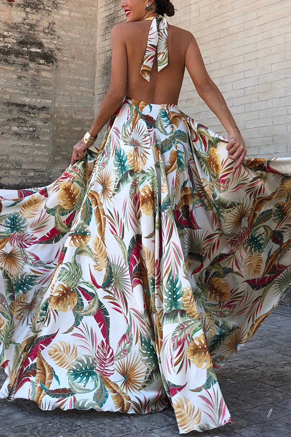 Vintage Exquisite Print Dress