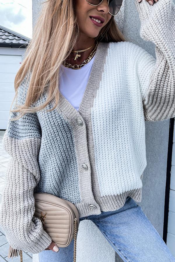 Warm Weather Colorblock Cardigan