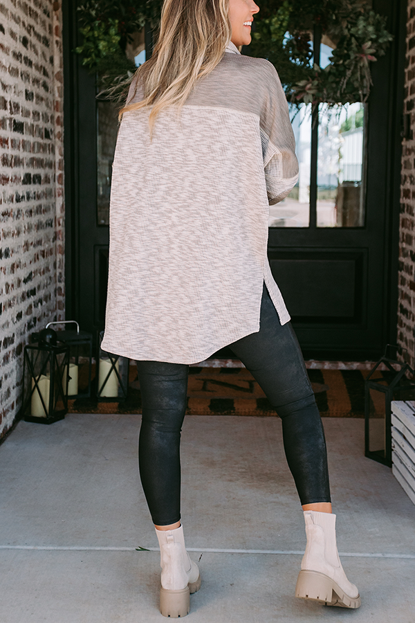 Super Soft Ribbed Shacket