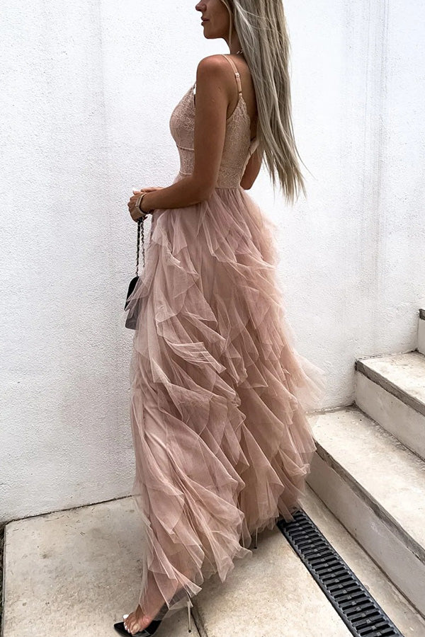 Sexy Lace Long Party Dress