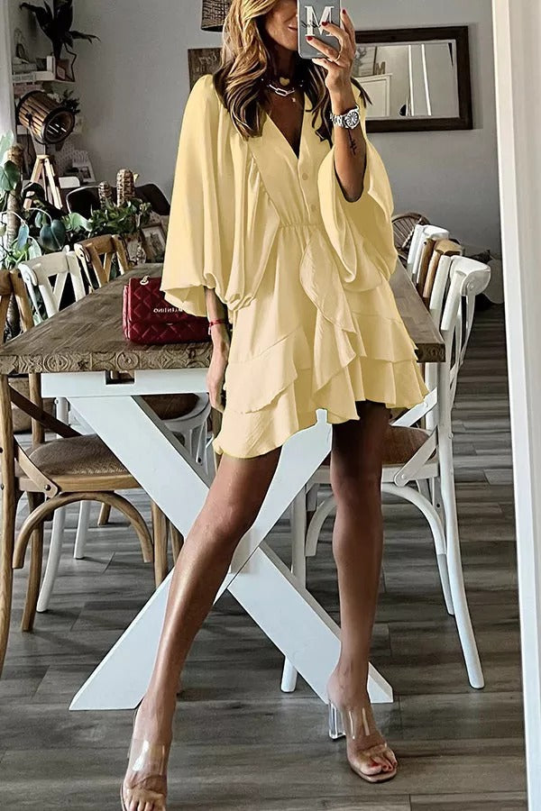 Share The Love Ruffle Babydoll Dress