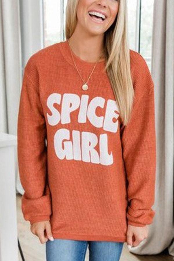 Pumpkin Vibe Loose Fit Sweatshirt