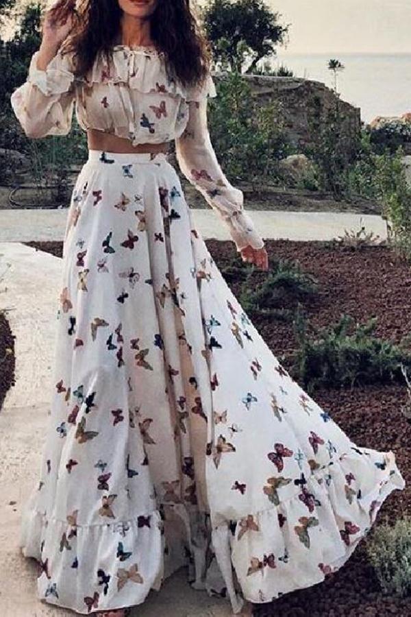 Bohemian Beach Maxi Dress