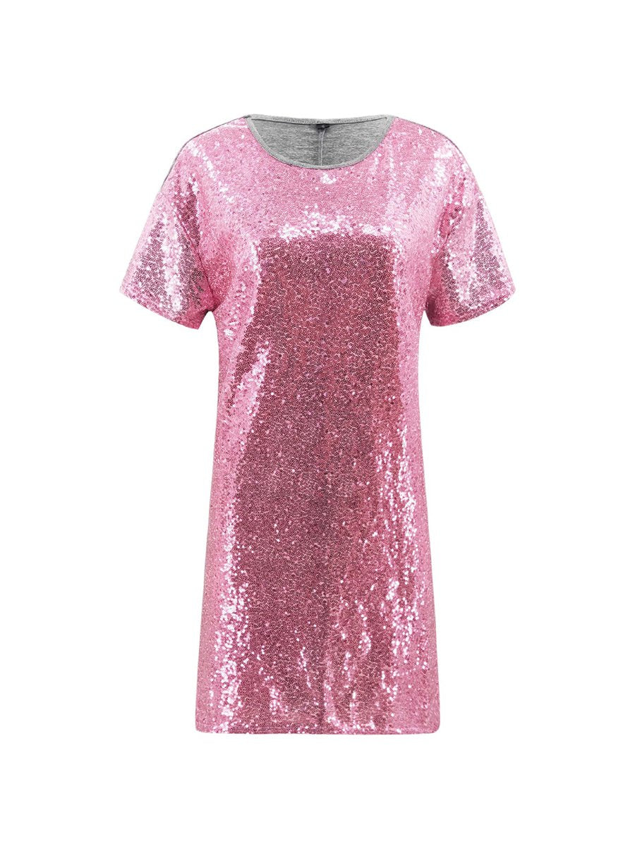 Vanguard On Trend Bright Patchwork Short Sleeve Dress