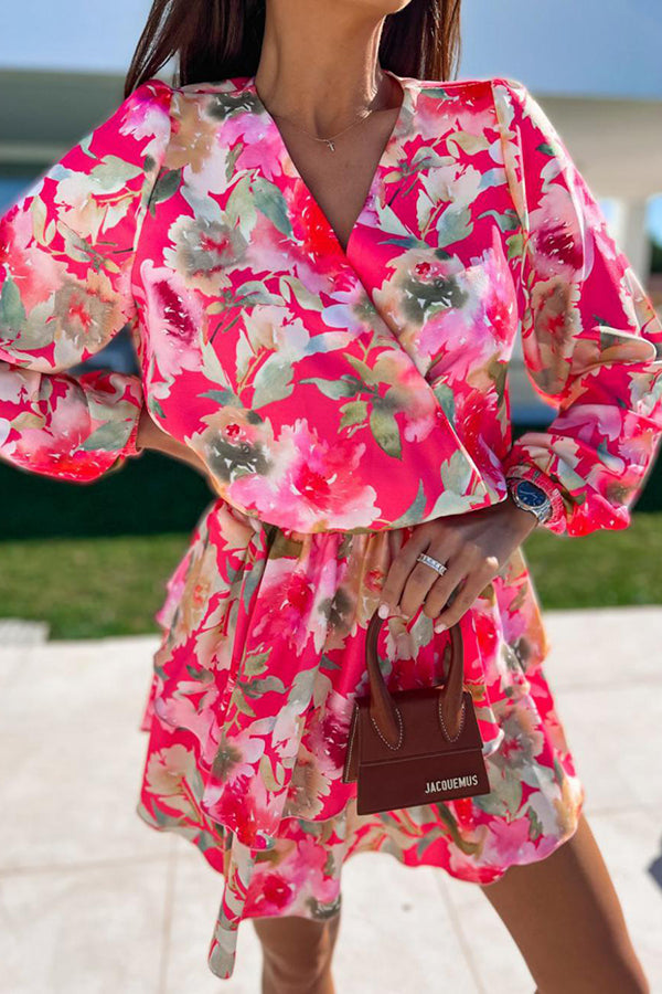 New Fashion Printed Long Sleeve Dress